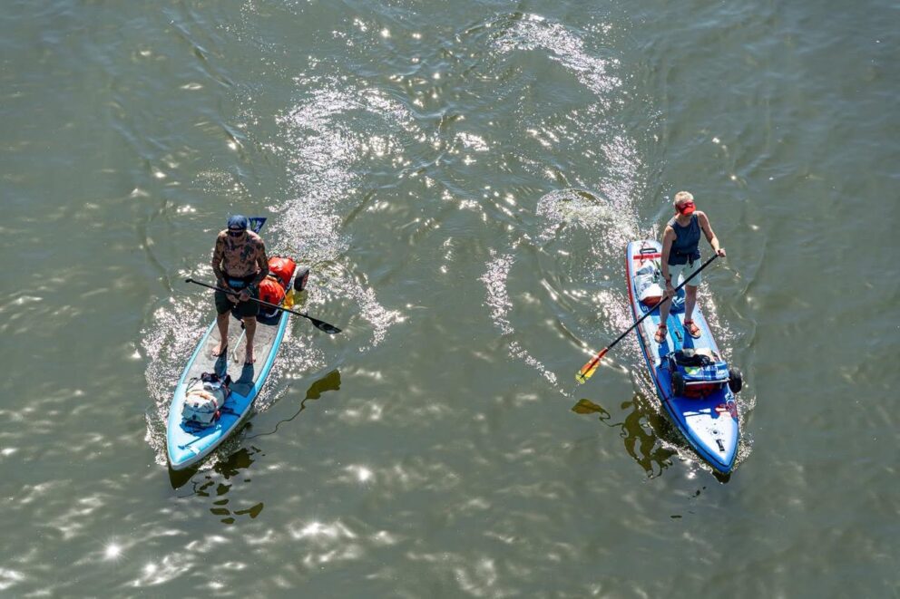 Was eine SUP-Rheintour mit Heidelberg zu tun hat